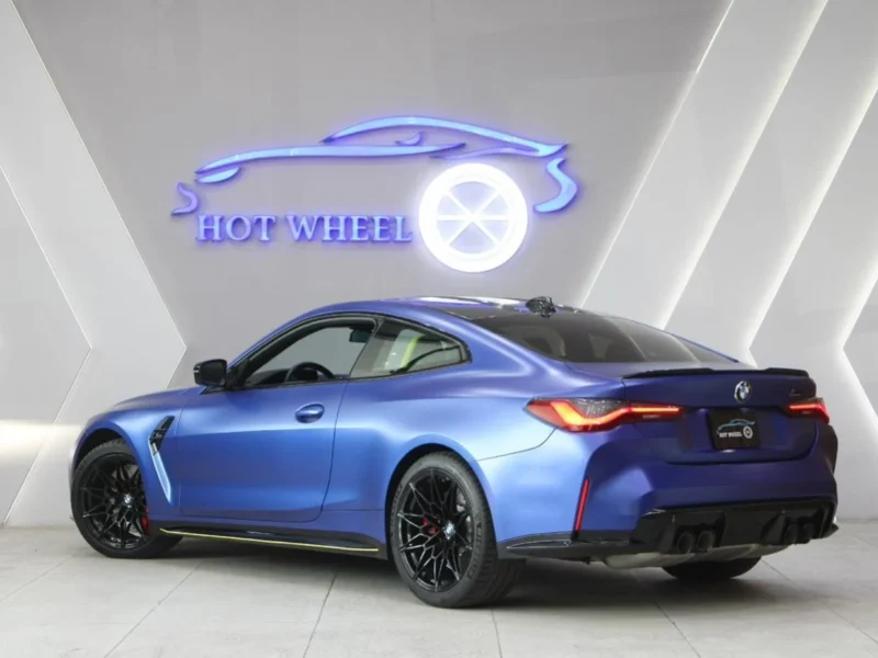 2022 BMW M4 Competition 3.0-liter twin-turbocharged V6 Competition Blue