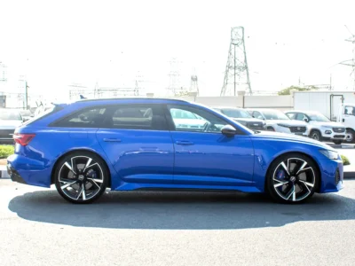 2021 Audi S6/RS6 4.0 TFSI Quattro 8 Cylinders Engine Blue Black Sedan