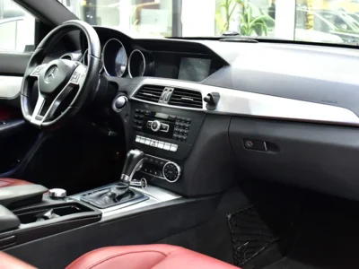 2015 Mercedes-Benz C-Class C250 4 Cylinders Engine White Red Coupe