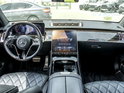 2022 Mercedes-Benz S-Class S 500l 6 Cylinder Engine Petrol White Black Sedan