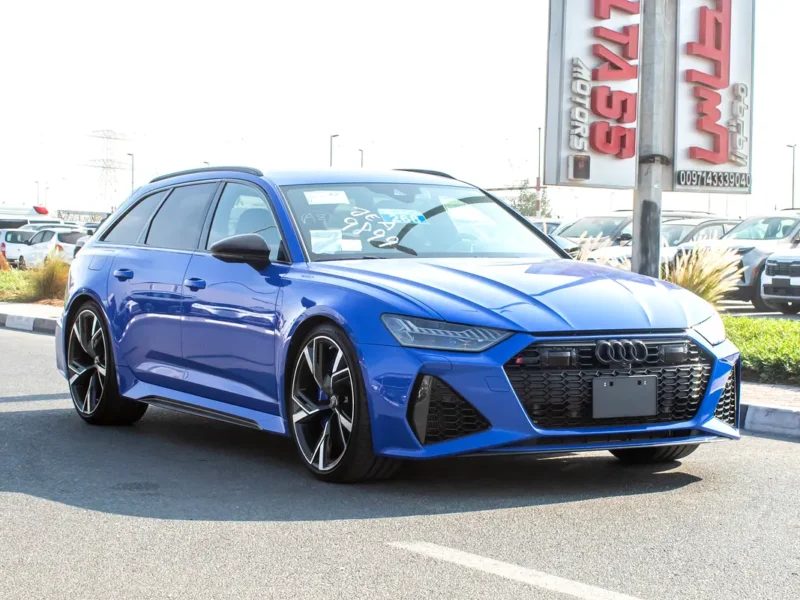 2021 Audi S6/RS6 4.0 TFSI Quattro 8 Cylinders Engine Blue Black Sedan