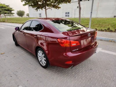 2007 Lexus IS-Series Sport 6 Cylinders Engine Red Beige Sedan GCC Specs