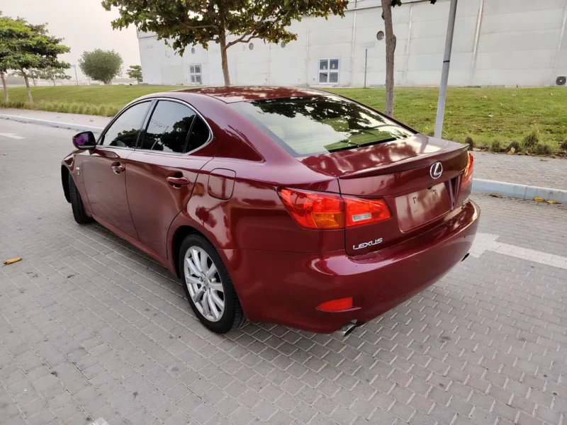 2007 Lexus IS-Series Sport 6 Cylinders Engine Red Beige Sedan GCC Specs