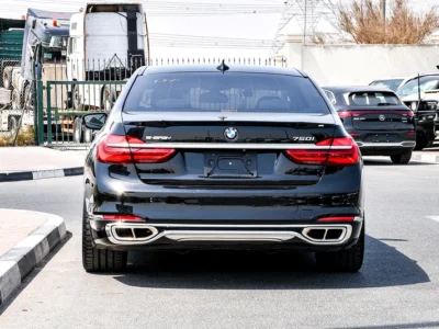 2017 BMW 7-Series 750i 8 Cylinders Engine Petrol Black Beige Sedan