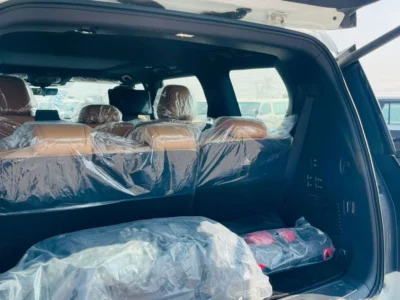 2025 Nissan Patrol LE Platinum City 3.5L 6 Cylinder Engine White Tan