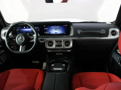 2025 Mercedes-Benz EQG 580 G580 Electric AWD 8 Cylinders Engine White Red