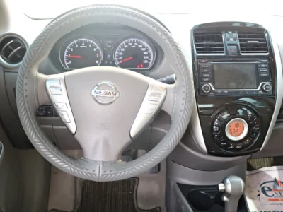2019 Nissan Sunny Base 4 Cylinder Engine White Beige GCC Specs