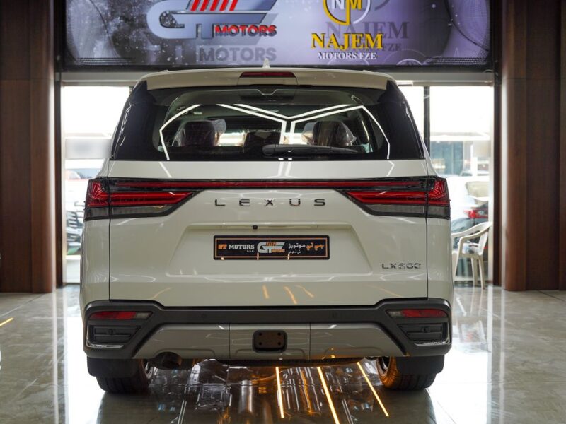 2025 Lexus LX600 6 Cylinders Engine White Red SUV Automatic GCC Specs