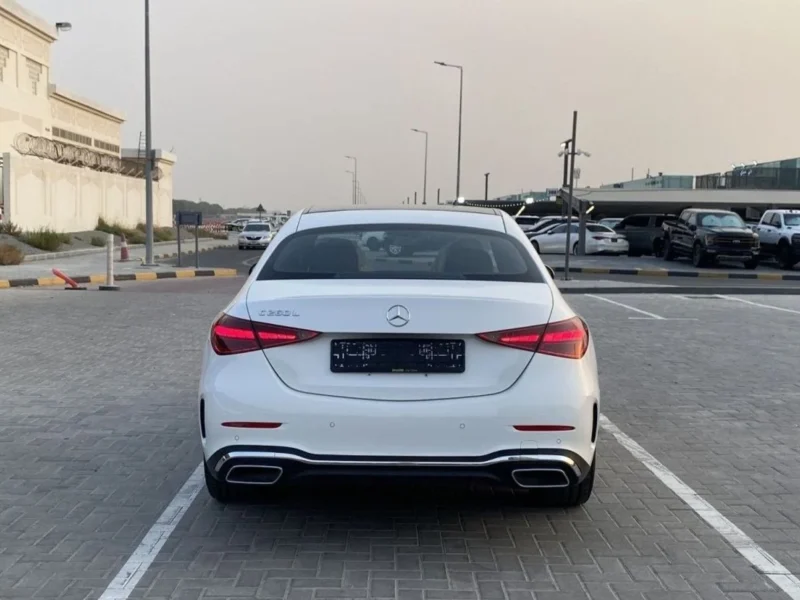 2024 Mercedes-Benz C260 1.5L Turbo 4 Cylinders Engine White Black Sedan