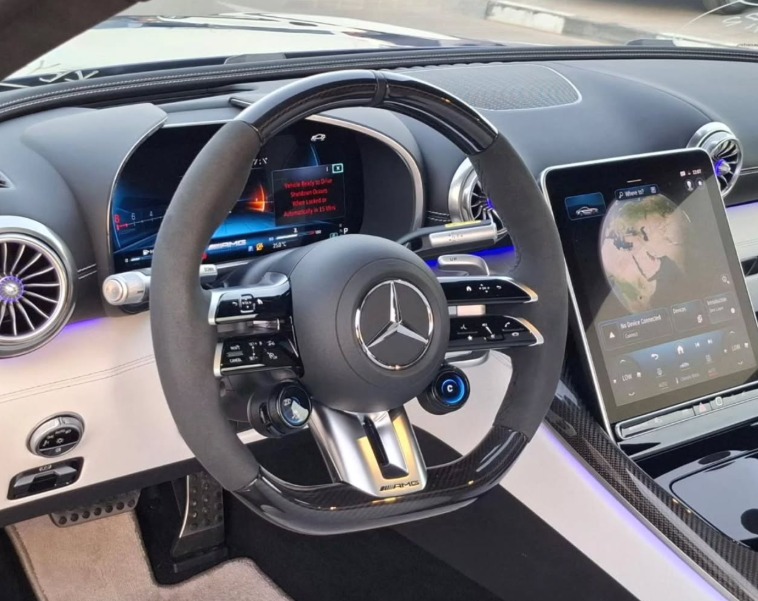 2024 Mercedes-Benz AMG GT 63 V8 twin-turbo Engine Blue Beige Coupe 4WD