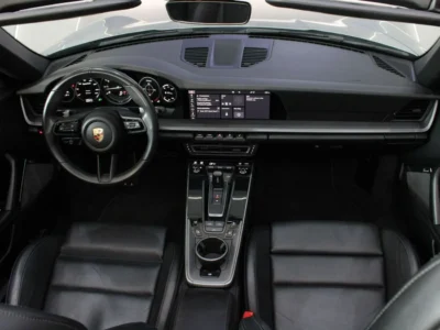 2021 Porsche 911 Carrera S 3.0L Twin-Turbocharged Flat-Six Grey Black Convertible