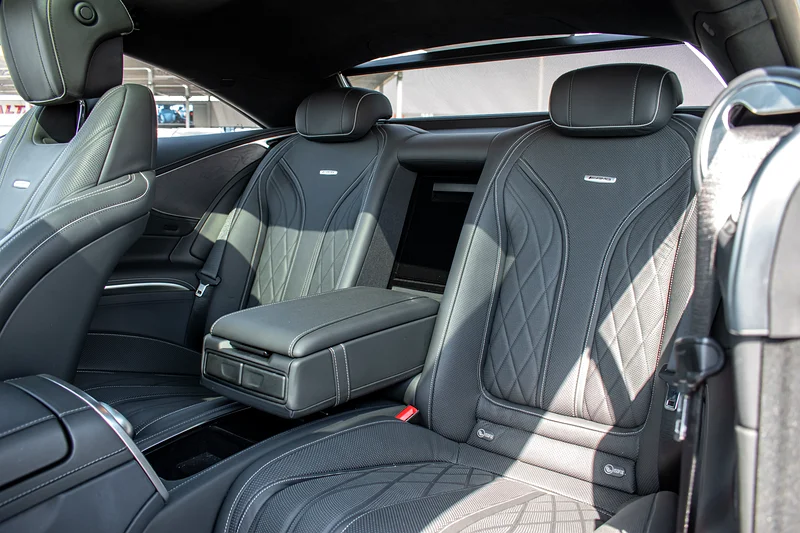 2018 Mercedes-Benz S-Class S 63 Coupe AMG Super Clean Car White Black