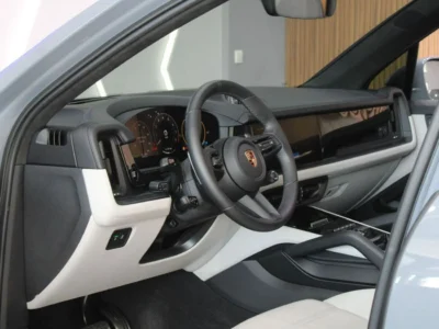 2025 Porsche Cayenne GTS 4.0L Twin-Turbo V8 Grey White SUV