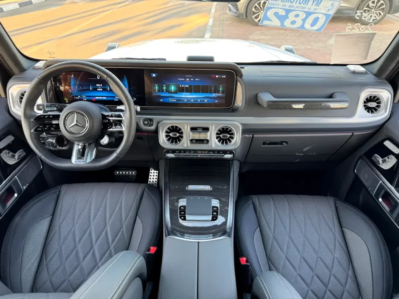 2025 Mercedes-Benz G-Class G 63 AMG AUCTION GRADE 5/A V8 White Black Wagon