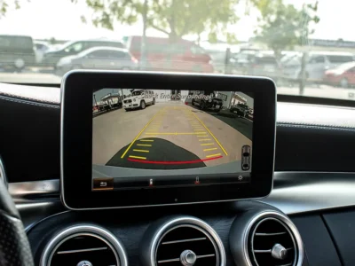 2016 Mercedes-Benz C-Class C200 4 Cylinder Engine White Black Sedan