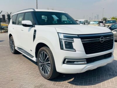 2025 Nissan Patrol LE Platinum City 3.5L 6 Cylinder Engine White Tan