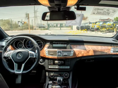 2013 Mercedes-Benz CLS-Class CLS 63 AMG 8 Cylinder Engine Blue Black