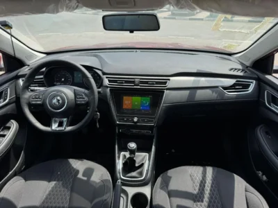 2025 MG 5 Standard 1.5L 4 Cylinders Engine Petrol Manual Red Black Sedan