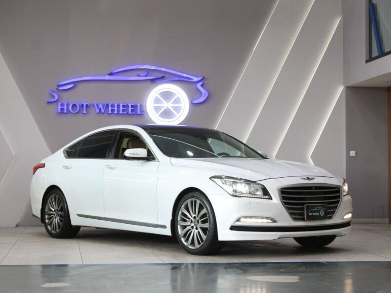 2016 Hyundai Genesis Platinum 3.8L V6 Cylinder Engine White Tan Sedan GCC Specs