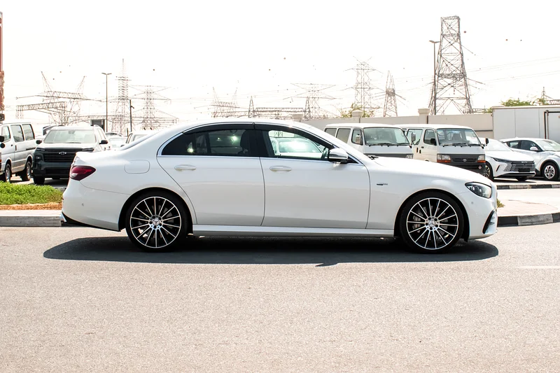 2021 Mercedes-Benz E-Class E53 AMG 6 Cylinders Engine White Beige Sedan