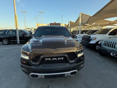 2019 RAM 1500 Rebel Crew Cab 5.7L 8 Cylinders Engine Petrol Black Red