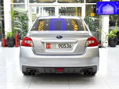 2017 Subaru WRX WRX 4 Cylinders Engine Silver Black Sedan GCC Spec