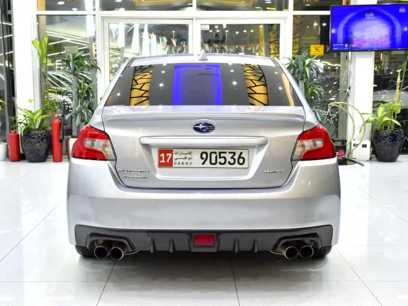 2017 Subaru WRX WRX 4 Cylinders Engine Silver Black Sedan GCC Spec
