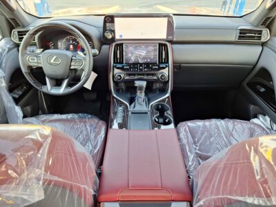 2023 Lexus LX600 3.5-liter V6 Four Cam 24-valve Black Red SUVPetrol