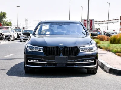 2017 BMW 7-Series 750i 8 Cylinders Engine Petrol Black Beige Sedan
