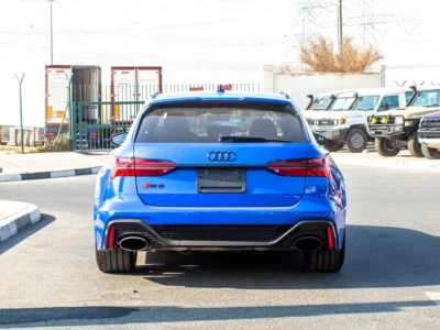 2021 Audi S6/RS6 4.0 TFSI Quattro 8 Cylinders Engine Blue Black Sedan