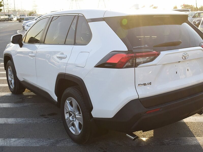 2019 Toyota Rav 4 2.5L 4 Cylinder Engine White Black SUV AT