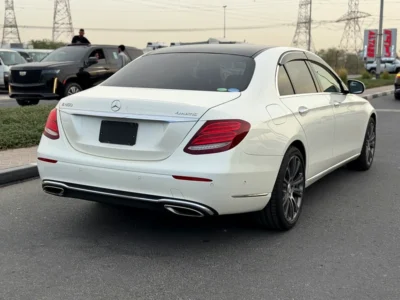 2019 Mercedes-Benz E-Class E450 6 Cylinders Engine Petrol White Black Sedan