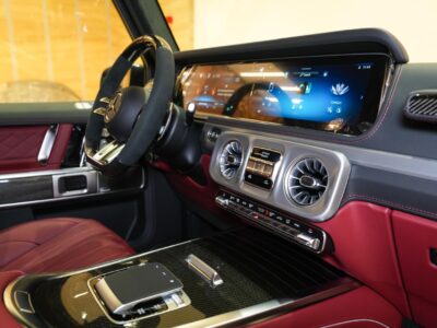 2026 Mercedes Benz G63 Double Night Package 4.0L V8 biturbo Engine Black Red