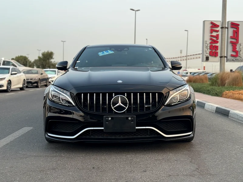 2016 Mercedes-Benz C-Class C 63 S AMG 8 Cylinders Engine Black Red Sedan