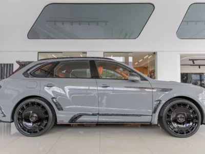 2025 Bentley Bentayga ORIGINAL MANSORY Evo Bespoke Carbon Exterior Grey Orange