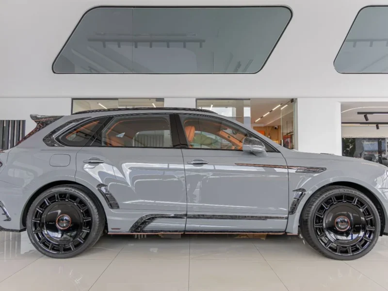 2025 Bentley Bentayga ORIGINAL MANSORY Evo Bespoke Carbon Exterior Grey Orange