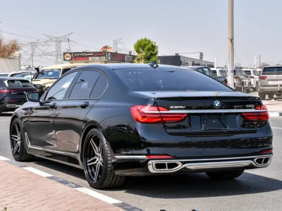 2017 BMW 7-Series 750i 8 Cylinders Engine Petrol Black Beige Sedan