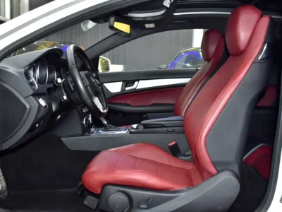 2015 Mercedes-Benz C-Class C250 4 Cylinders Engine White Red Coupe