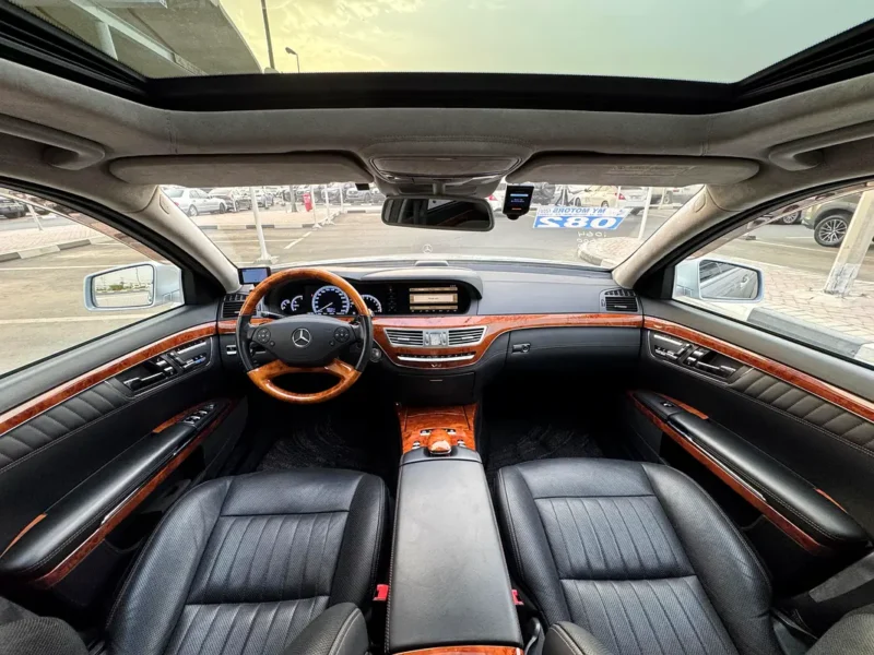 2012 Mercedes-Benz S-Class S 600L 12 Cylinder Engine Silver Black Sedan