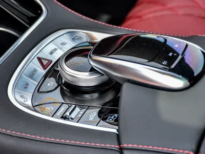 2018 Mercedes-Benz S-Class S 560 4MATIC 8 Cylinders Engine White Red Coupe