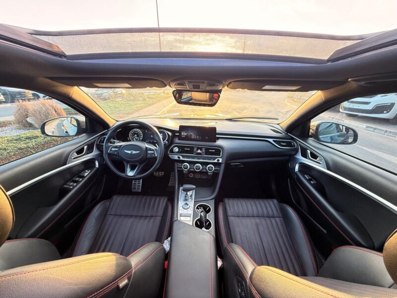 2023 Genesis G70 2.0L Turbo 4 Cylinders Engine Petrol Grey Black Sedan AWD