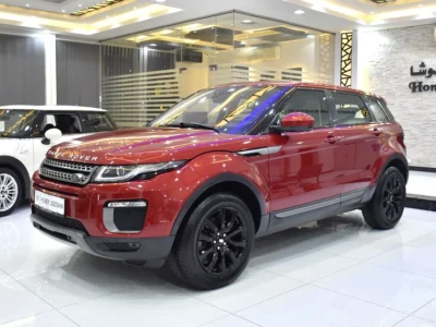 2016 Land Rover Range Rover Evoque Dynamic 4 Cylinders Engine Red Beige Crossover