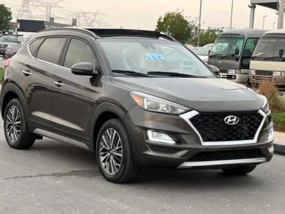 2020 Hyundai Tucson Platinum 4 Cylinders Engine Petrol Brwon Black SUV