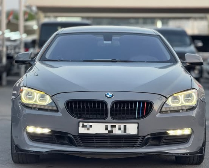 2013 BMW 650i Gran Coupe 4.4L V8 Engine Gulf Spec Full Option Grey Tan