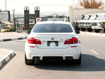 2012 BMW M5 Standard 8 Cylinders Engine White Black Sedan