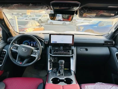 2026 Toyota Land Cruiser GR SPORTS 3.5L 6 Cylinder Engine Black Red SUV GCC