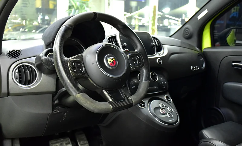 2022 Abarth 595 Competizione 4 Cylinders Engine Green Black Hatchback