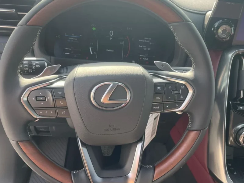 2025 Lexus LX 600 Signature 3.5L FULL 25 SPEAKERS MARK LEVINSON Black Maroon SUV