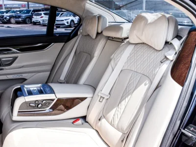 2017 BMW 7-Series 750i 8 Cylinders Engine Petrol Black Beige Sedan