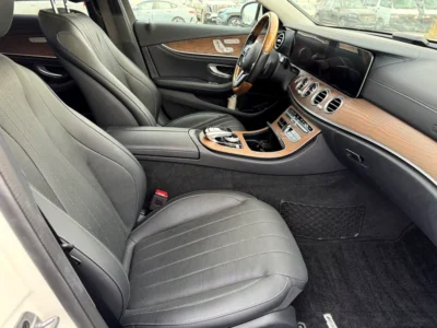 2019 Mercedes-Benz E-Class E450 6 Cylinders Engine Petrol White Black Sedan